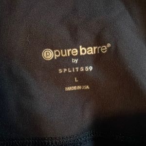 Pure Barre footie leggings L